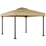 Gazebo Taupe 3x3 m Aluminium and Steel 318522