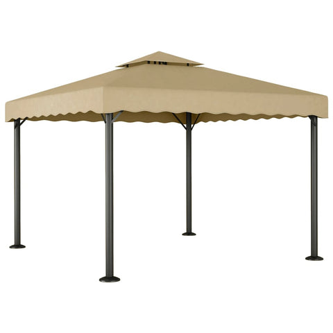 Gazebo Taupe 3x3 m Aluminium and Steel 318522
