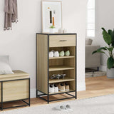 Shoe Rack Sonoma Oak 48x38x97.5 cm Engineered Wood 849210