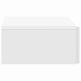 Wall-Mounted Side Table High Gloss White 59 x 34.5 x 17 cm 898489