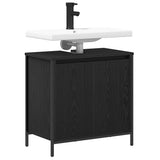Bathroom Basin Cabinet Black 60x34.5x60 cm 861892