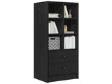 Highboard with Drawer Black Oak 45.5 x 34 x 127 cm 869363