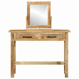 Dressing Table Brown 100 x 40 x 120 cm Solid Mango Wood 374096