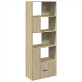 Bookcase Sonoma Oak 70x36x189 cm Engineered Wood 3295319