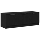 TV Cabinet Black Oak 102 x 35 x 36.5 cm Engineered Wood 862770