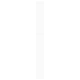 Shoe Cabinet 5-Layer Mirror White 63x17x169,5 cm 273938