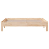 Stack Bed without Mattress 100x200 cm Solid Wood Pine 820387