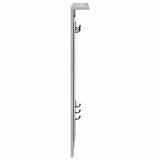 Wall-Mounted Coat Rack with Shelf Grey sonoma 84 x 10 x 80 cm 874496
