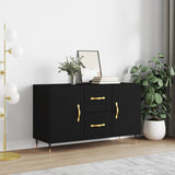 Sideboard Black 100x36x60 cm Engineered Wood 828149