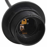 Pendant Lamp with 6 Lamp Holders E27 Black Metal 4103455