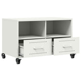 TV Cabinet White 68x39x43.5 cm Steel 846703