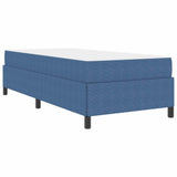 Bed Frame with Mattress Blue 100 x 200 cm Fabric 3399108