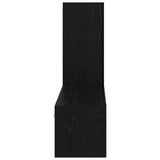 TV Cabinet Set Wall-mounted 3 pcs Black Oak Engineered Wood 3393403