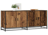 Sideboard Old Wood 134 x 35 x 76 cm Engineered Wood 3446626