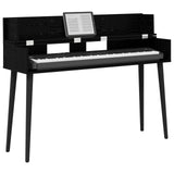 Studio Desk Black Oak 152 x 40 x 19.5 cm Engineered Wood 8006669