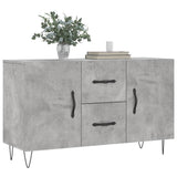 Sideboard Concrete Grey 100x36x60 cm Engineered Wood 828168