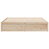 Bed Frame without Mattress 180x200 cm Super King Solid Wood Pine 3282366