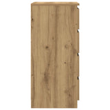 Sideboard with Drawers Artisan Oak 37.5x35x99 cm Engineered Wood 861768
