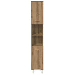 ZNTS 3 Piece Bathroom Furniture Set Artisan Oak Engineered Wood 3328570
