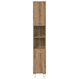 ZNTS 3 Piece Bathroom Furniture Set Artisan Oak Engineered Wood 3328570