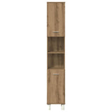 3 Piece Bathroom Furniture Set Artisan Oak Engineered Wood 3328570