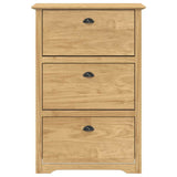 Shoe Rack BODO Honey Brown 80 x 35 x 118 cm Engineered Wood 42023477