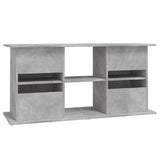 Aquarium Stand Concrete Grey 121x41x58 cm Engineered Wood 833619