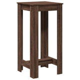 Bar Table Brown Oak 51x50x103.5 cm Engineered Wood 854406