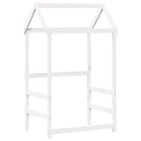 Day Bed with Roof without Mattress White 80x200 cm Solid Wood 3282265