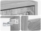 Wall-Mounted Shoe Cabinet EDE 71 x 17 x 43 cm Engineered Wood 895971