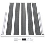 Garden Fence WPC 353x106 cm Grey 3053247