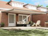 Awning Frame Beige 450 x 300 cm Polyester with PU coating 3330981
