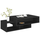 Coffee Table Black 105x55x32 cm Engineered Wood 808523