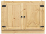 Cabinet SKI Honey Brown 80 x 46 x 81 cm Solid Pine Wood 42007570
