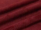 Throw Blankets 6 pcs Bordeaux Red 240 x 270 cm Fleece 42016820