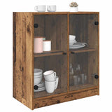 Side Cabinet Old Wood 68 x 37 x 75.5 cm Engineered Wood 886246