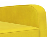 Armchair Yellow Velvet 42043419