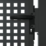 Garden Gate Anthracite 100x125 cm Steel 154561