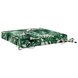 Seat Cushions SOEST 4 pcs 100% Polyester Leaf Pattern 944579