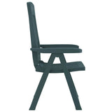 Garden Reclining Chair Set of 2 Green Polypropylene Medium 364711