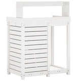 Potting Table with Shelves White 82.5x50x109.5 cm Solid Wood Pine 832423