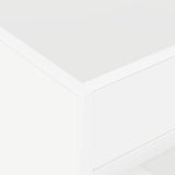 End Table 2 pcs White 40 x 40 x 56 cm Engineered Wood 890945