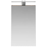 Bathroom Mirror Cabinet Smoked Oak 30 x 10.5 x 50 cm 889019