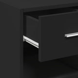 Sideboard Black 40x42.5x93 cm Engineered Wood 846314