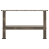 Coffee Table Legs Natural Steel 2 pcs 50x cm Steel 4013263