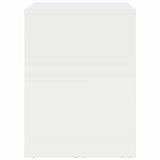 Wall Cabinet for Garage with Gas-lift Door White 883265