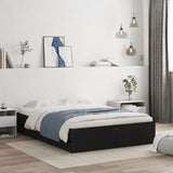 Bed Frame with Drawers without Mattress Black 135x190 cm Double 3207309