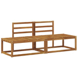 Outdoor End Sofa 2 Piece Natural 182.5 x 63 x 73 cm 900478