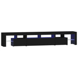 TV Cabinet Black Engineered wood Large TV Cabinet Rectangular 3152787
