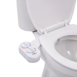 Bidet Toilet Seat Attachment Hot Cold Water Single Nozzle 145291